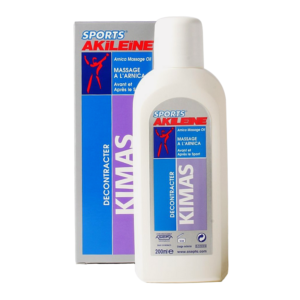 Kimas Aceite con árnica descontracturar músculos antes y después del deporte Akileïne Sports PiesComodos