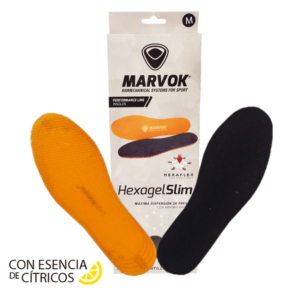 plantilla hexagel slim con caja marvok piescomodos