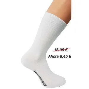 calcetin blanco